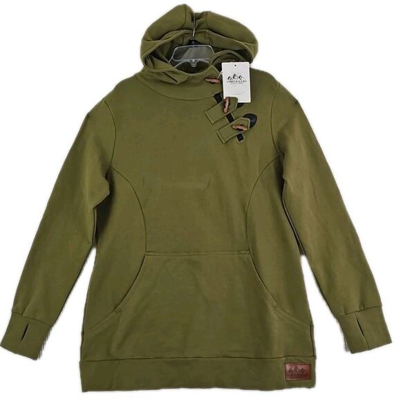 Alaskan Apparel ~Men's Size XXXL~ Olive Green Zip-Up Hoodie Sweatshirt NWOT. - Picture 1 of 12